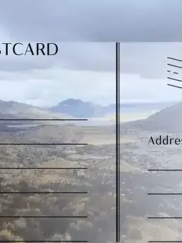 The Mountains are calling and i must go. PostCard - 2 creative